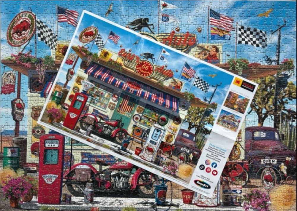 Earls Auto - Cra-Z-Art puzzle collectible [Barcode 4895145426671] - Main Image 4