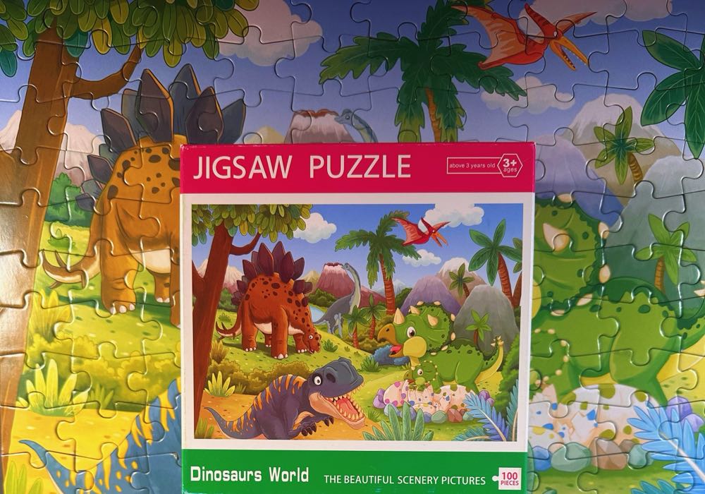 Dinosaurs World - Jigsaw Puzzle puzzle collectible - Main Image 3
