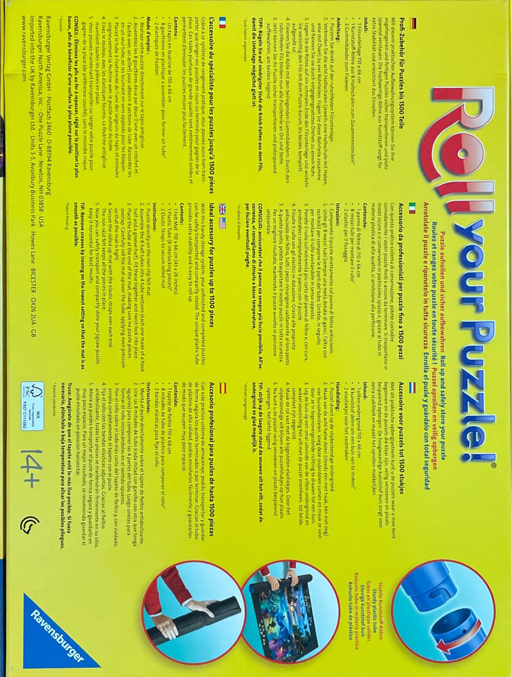 Roll Your Puzzle (Ravensburger)  puzzle collectible [Barcode 4005556179565] - Main Image 2