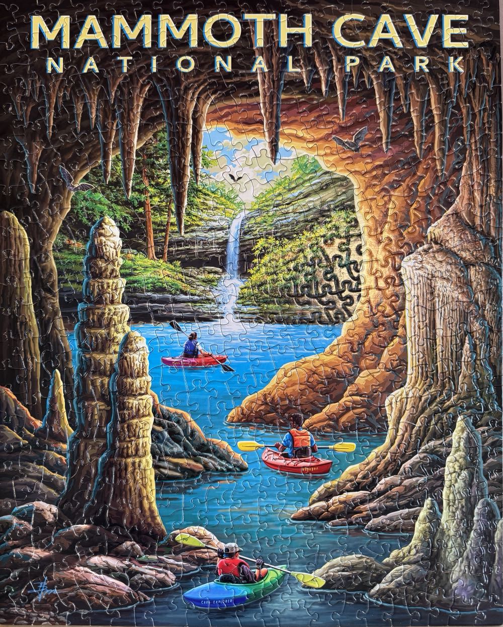 Mammoth Cave - Traded #131 - Boardwalk Puzzle Company puzzle collectible - Main Image 3