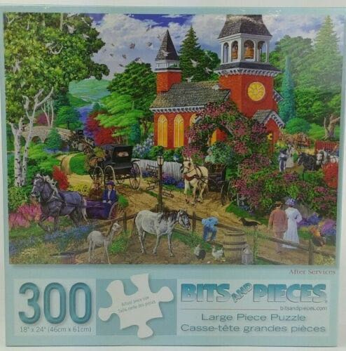 Ceaco Santa By Moonlight Glow Tom Wood 750 Piece Interlocking Jigsaw Puzzle
