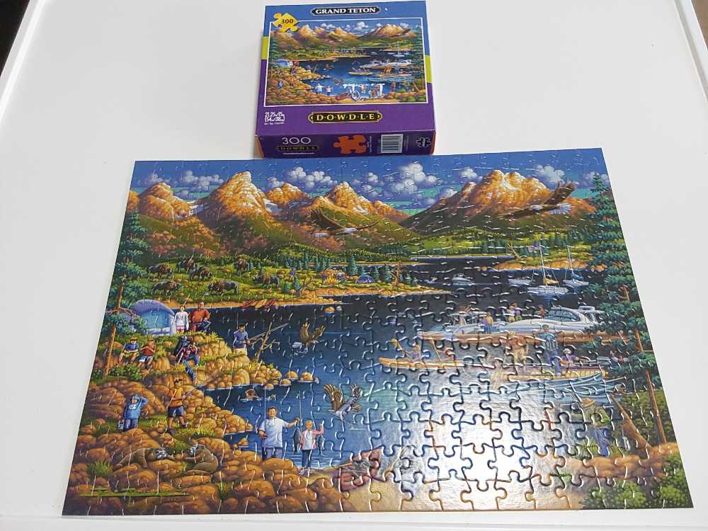 Grand Teton - Buffalo Games puzzle collectible [Barcode 079346228225] - Main Image 2