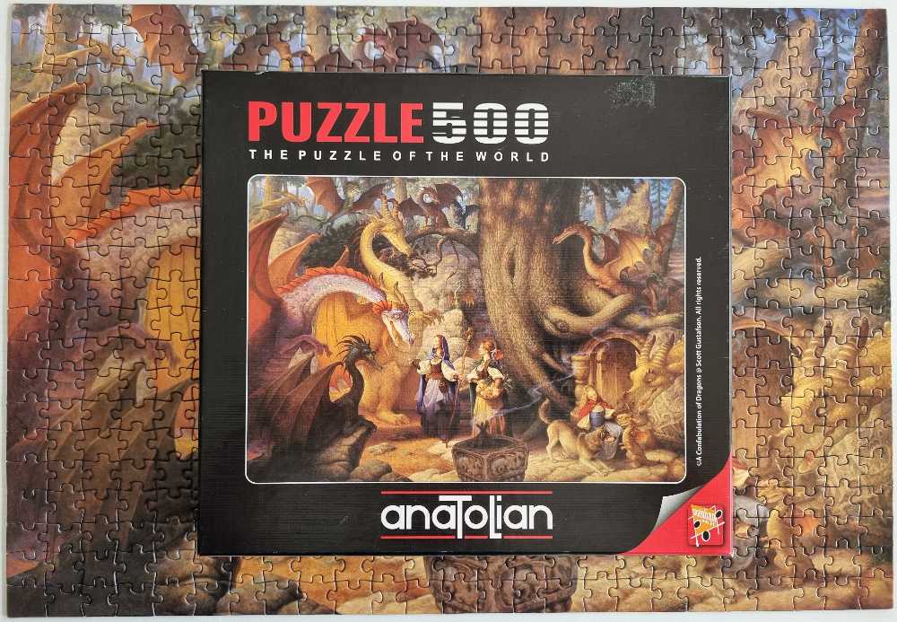 A Confabulation of Dragons - Anatolian puzzle collectible [Barcode 8698543135918] - Main Image 2