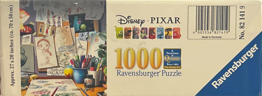 The Artist Desk - Ravensburger puzzle collectible [Barcode 4005556821419] - Main Image 3