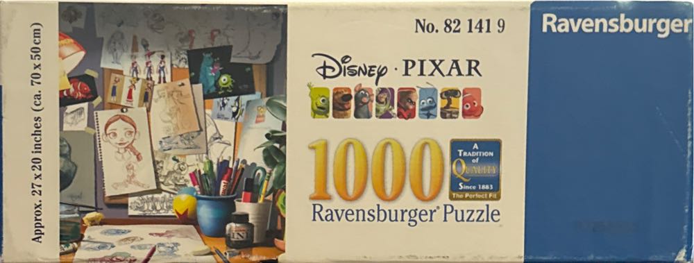 The Artist Desk - Ravensburger puzzle collectible [Barcode 4005556821419] - Main Image 4