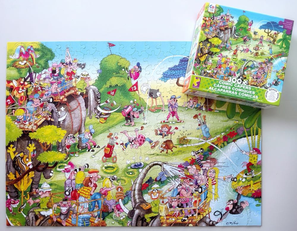 Comic Capers : Golf Safari*% - Ceaco puzzle collectible [Barcode 021081221511] - Main Image 3