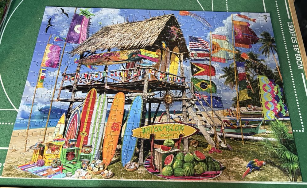 Watermelon Surf Shack - Buffalo Games 🇺🇸 puzzle collectible [Barcode 079346225286] - Main Image 2