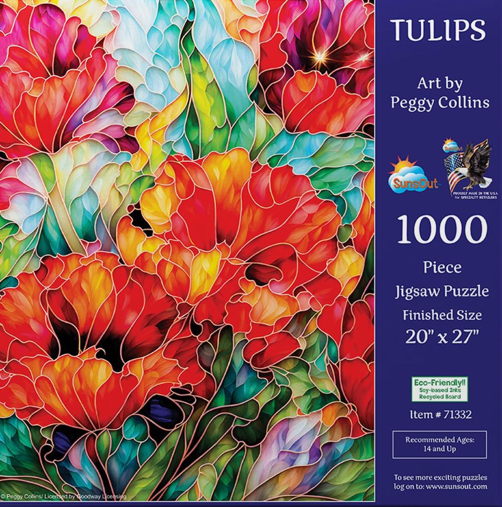 Tulips - SunsOut puzzle collectible - Main Image 2