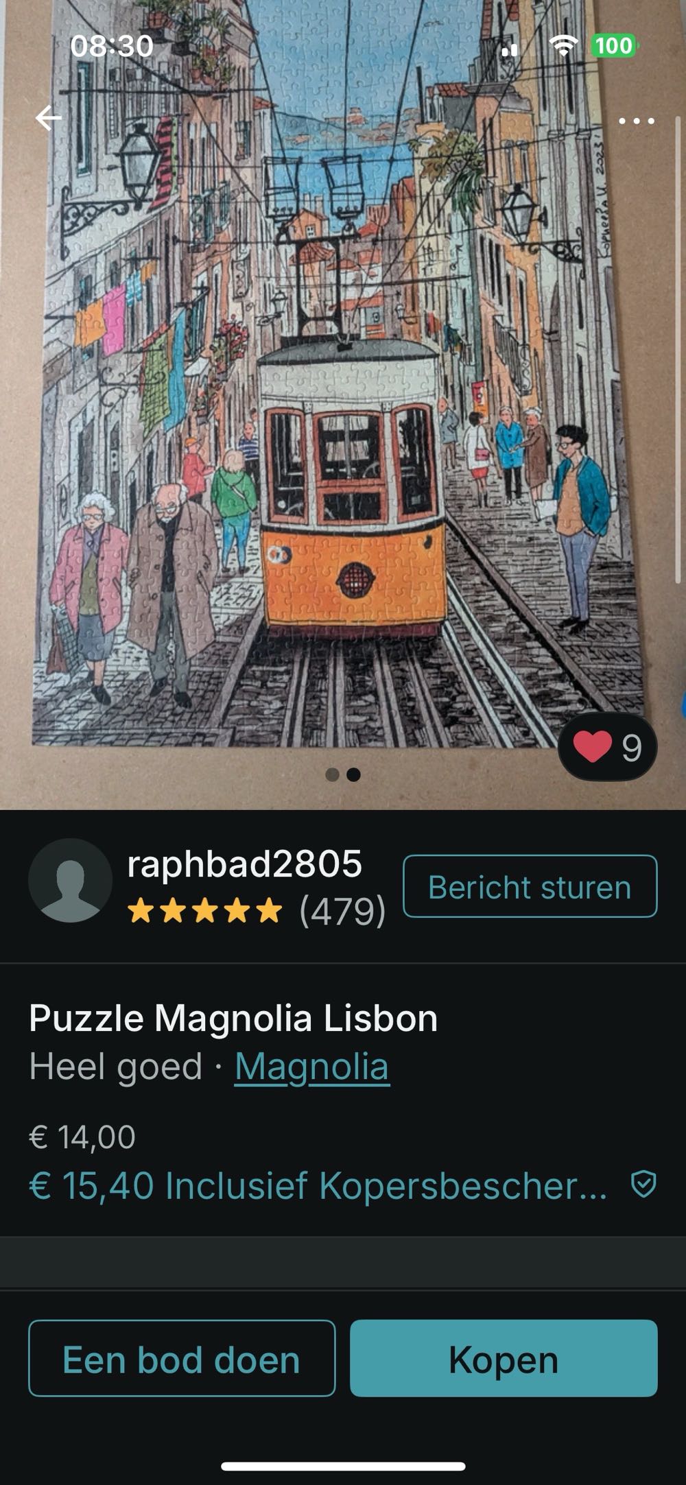Lisbon - Magnolia puzzle collectible [Barcode 8684595060520] - Main Image 4