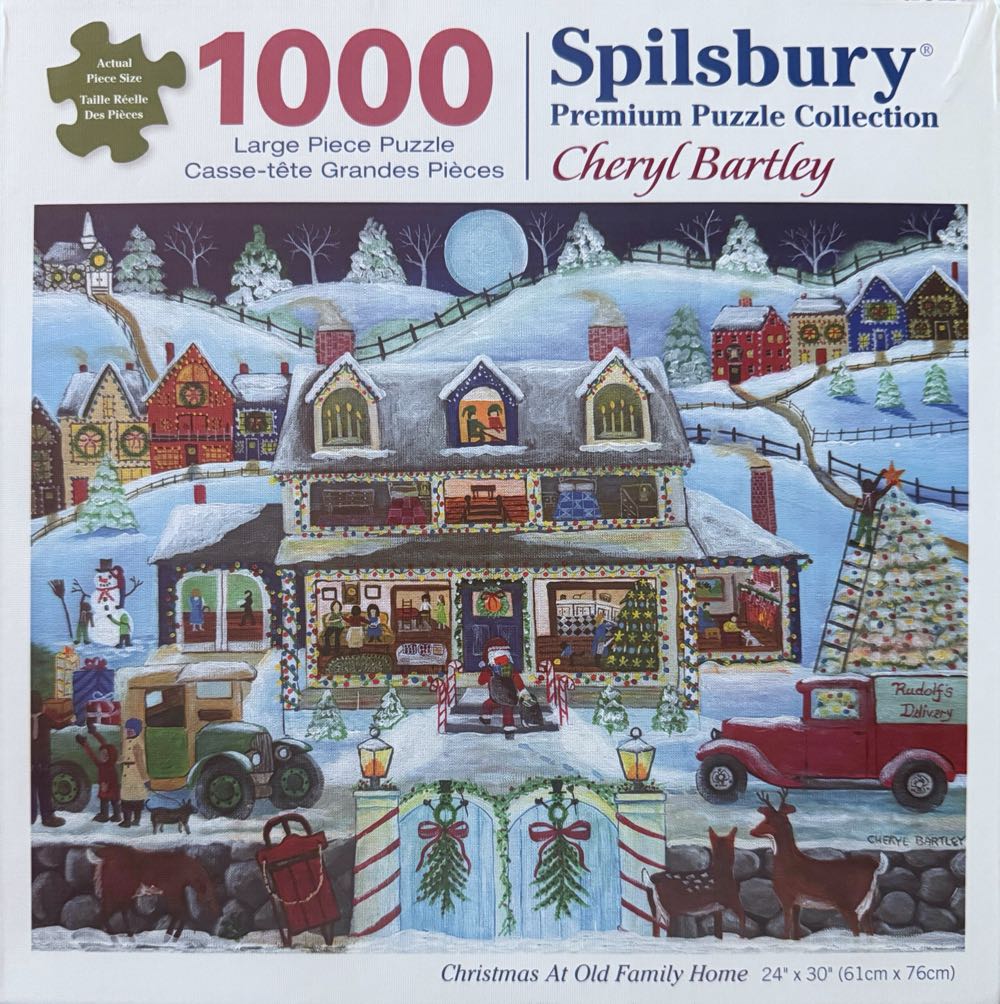 Christmas at Old Family Home - Spilsbury puzzle collectible [Barcode 810061444428] - Main Image 2