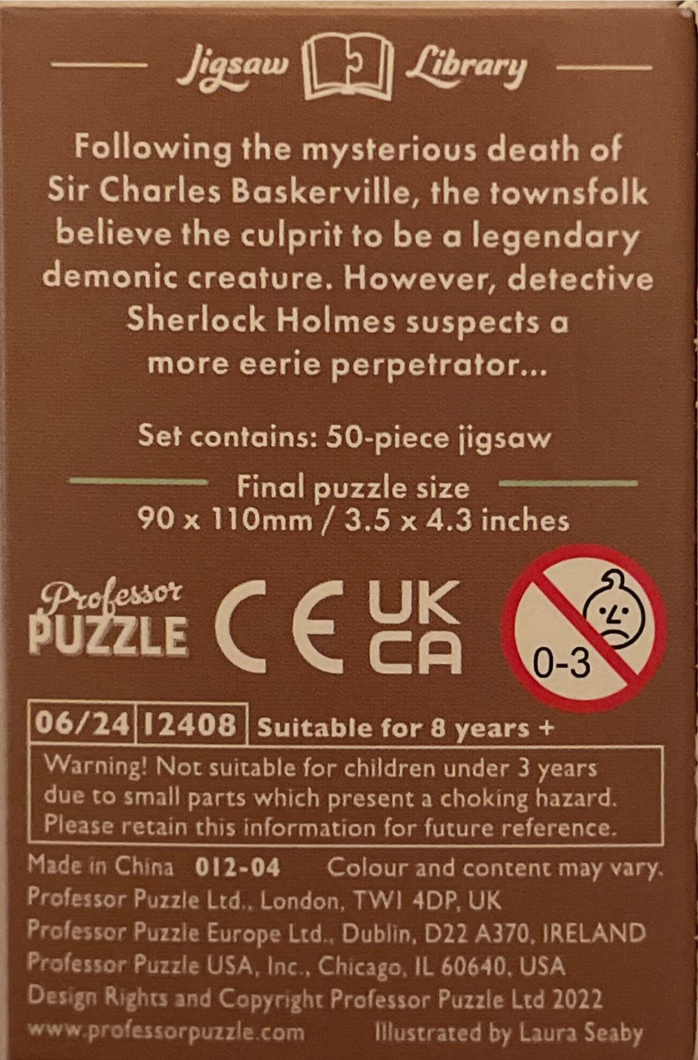 Sherlock Holmes The Hound Of The Baskervilles  puzzle collectible [Barcode 5056297250074] - Main Image 2