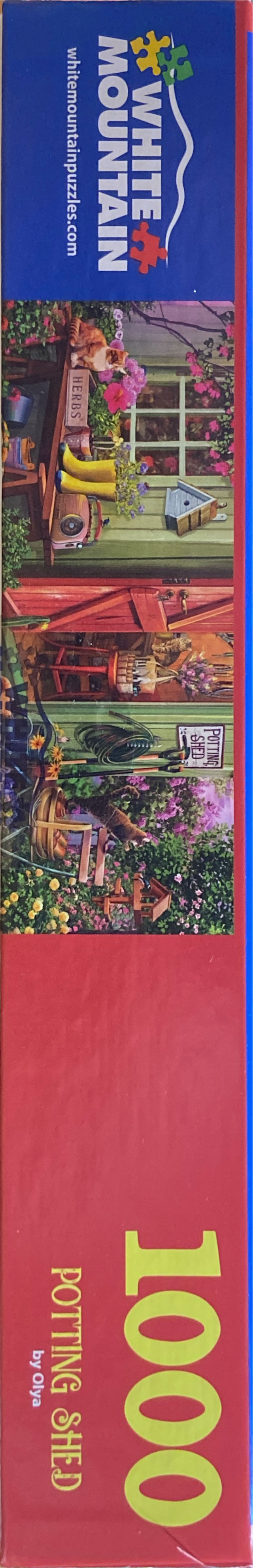 Potting Shed - White Mountain puzzle collectible [Barcode 724819269037] - Main Image 3