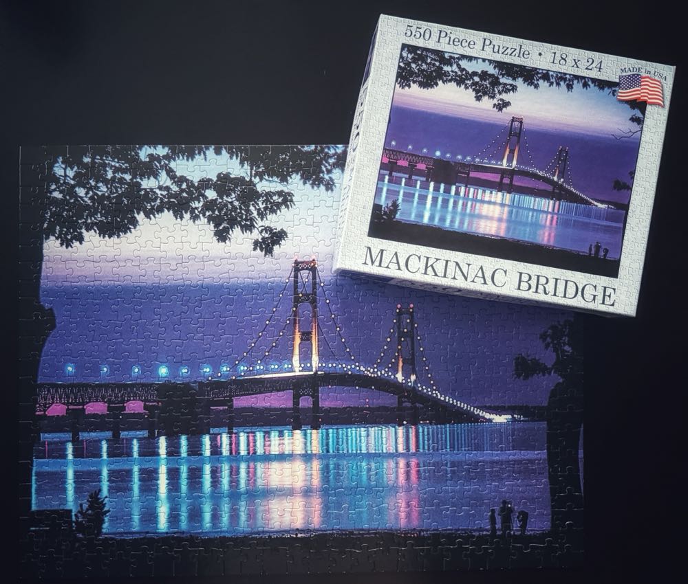 Mackinac Bridge*^ - Penrod Hiawatha puzzle collectible [Barcode 010719242400] - Main Image 3