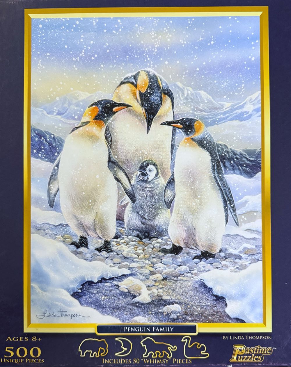 Penguin Family - Pastime Puzzles puzzle collectible [Barcode 714043071346] - Main Image 2