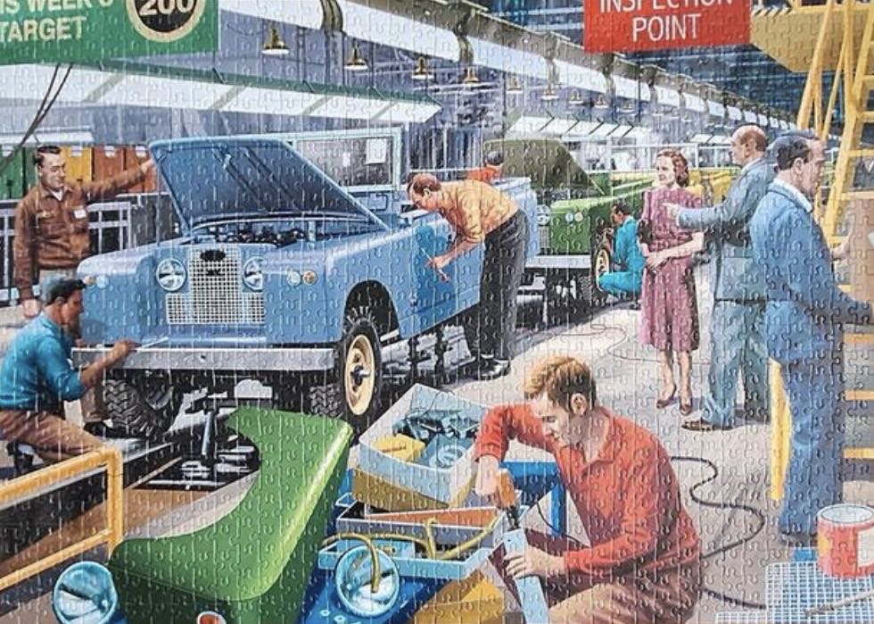 The Car Factory (Sas Lenen) - Falcon de luxe puzzle collectible [Barcode 8721017603009] - Main Image 3