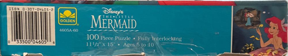 The Little Mermaid - Golden puzzle collectible [Barcode 033500046056] - Main Image 2