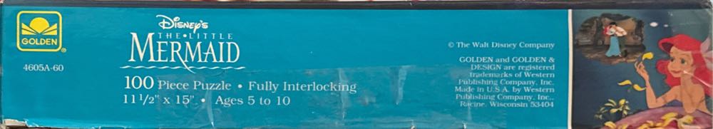 The Little Mermaid - Golden puzzle collectible [Barcode 033500046056] - Main Image 4