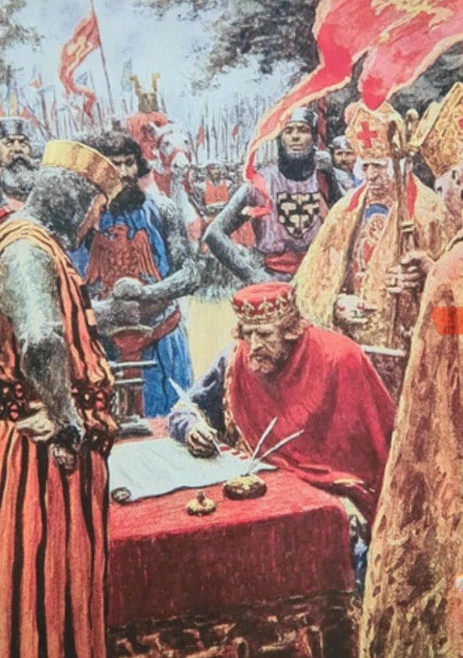 The Signing Of The Magna Carta - Falcon de luxe puzzle collectible [Barcode 8710126110782] - Main Image 2