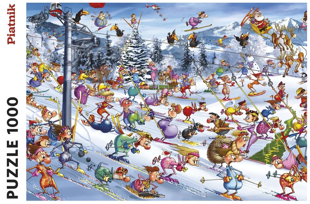 Christmas Skiing - Piatnik puzzle collectible - Main Image 2