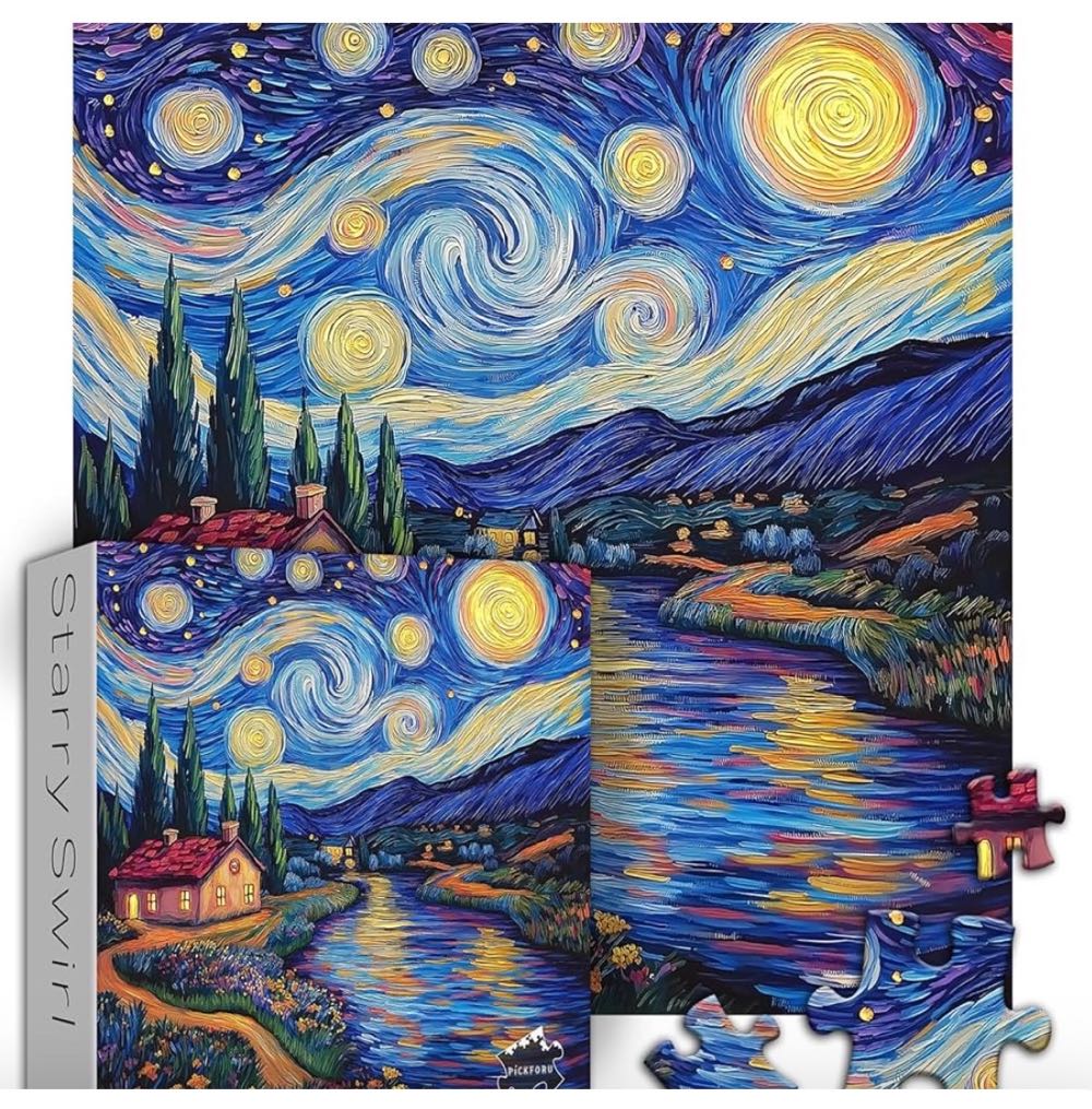 Starry Night Town - Pickforu puzzle collectible - Main Image 2