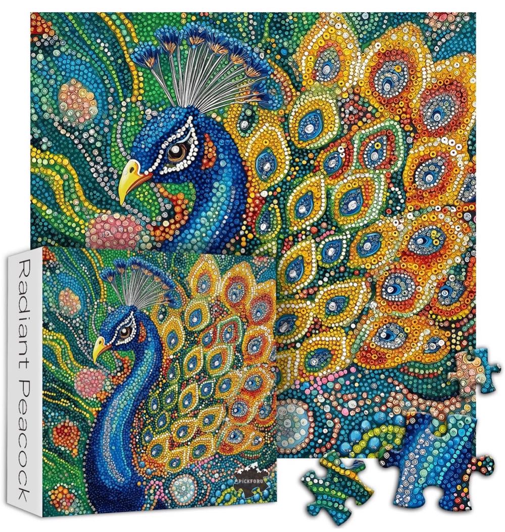 Radiant Peacock - Pickforu puzzle collectible - Main Image 2