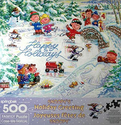 Snoopy’s Holiday Greetings 🤷‍♀️🚪 - UV Closet puzzle collectible - Main Image 2