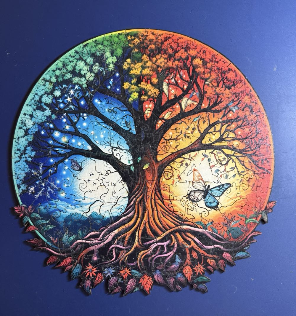 Tree Of Life, Wooden Puzzle - Temu puzzle collectible - Main Image 2