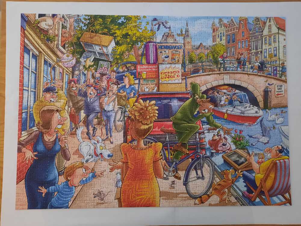 Wasgij Original 45 Moving Day 🔵 - Jumbo puzzle collectible [Barcode 8721017604099] - Main Image 2