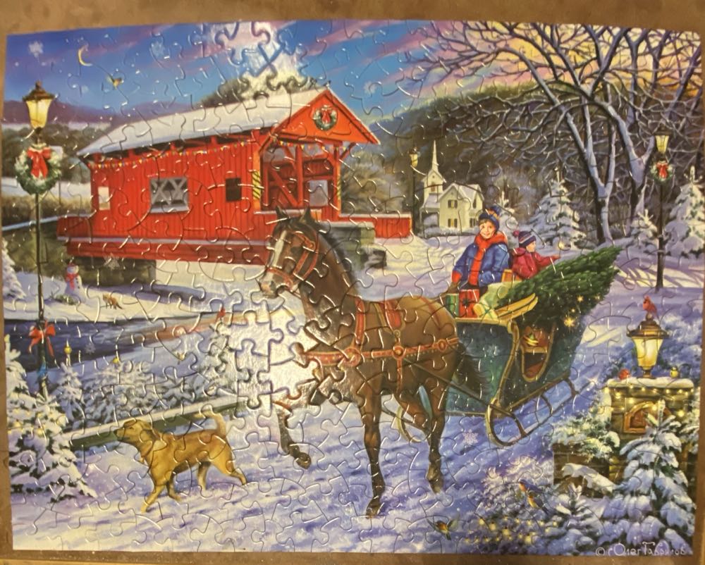 Christmas Tree Delivery - Bits & Pieces puzzle collectible [Barcode 192949067883] - Main Image 2
