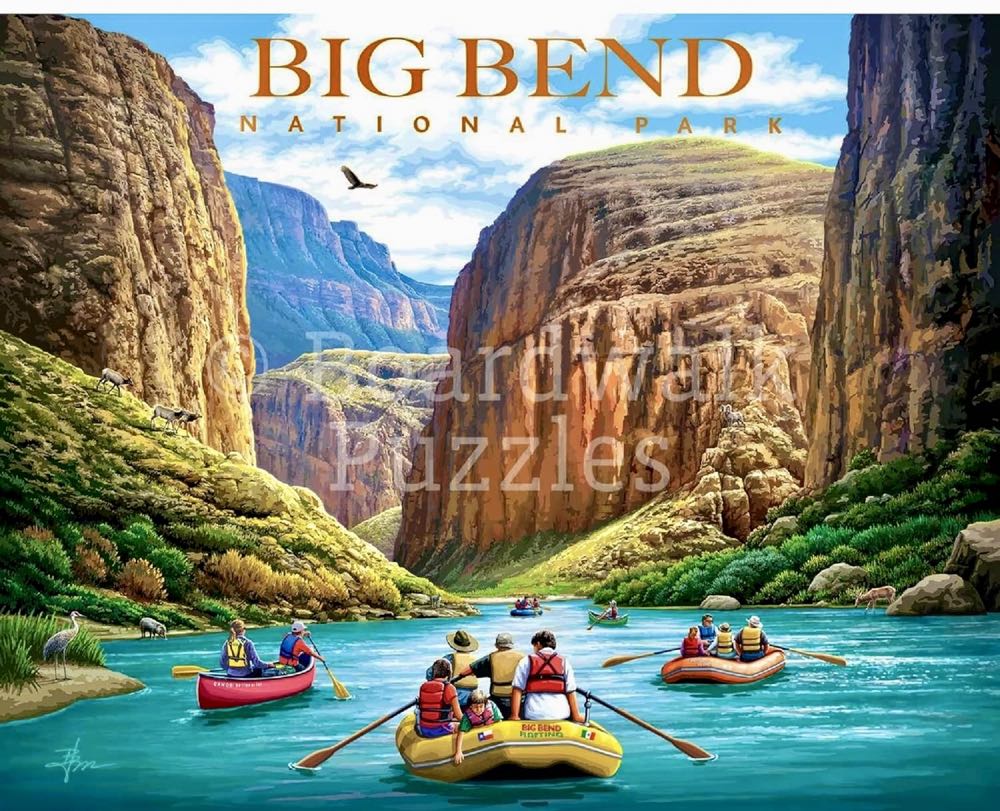 Big Bend - Boardwalk Puzzle Company puzzle collectible - Main Image 2