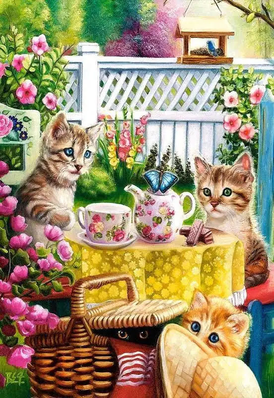 Teatime (Agnes €5,00) - Castorland puzzle collectible [Barcode 5904438103812] - Main Image 2