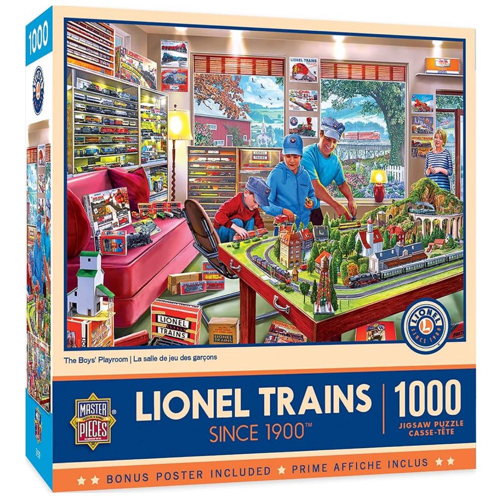 The Boys Playroom - MasterPieces puzzle collectible [Barcode 705988720321] - Main Image 2