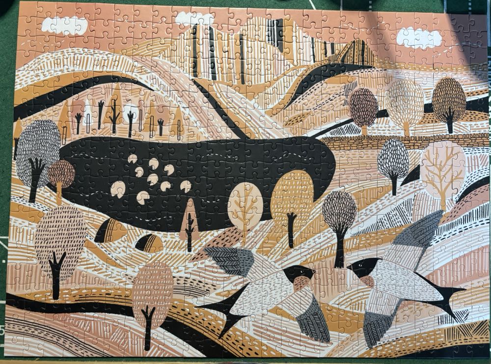 Imaginary Journey Birds Eye View 500 Piece Puzzle By Badge Bomb - Badge Bomb LLC puzzle collectible [Barcode 653753260506] - Main Image 2