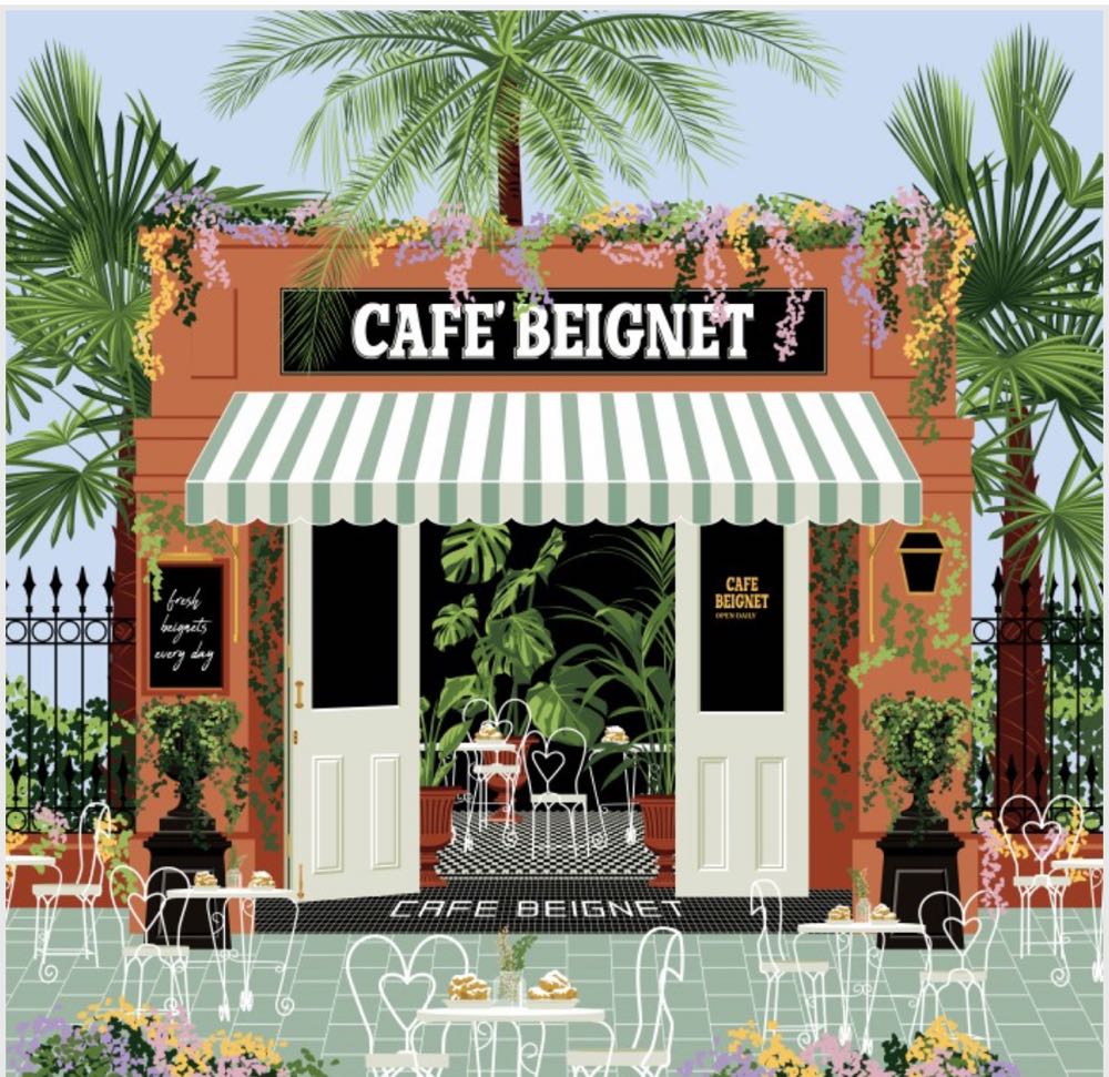 Cafe Beignet - Pieces & Peace puzzle collectible [Barcode 3667232001723] - Main Image 2