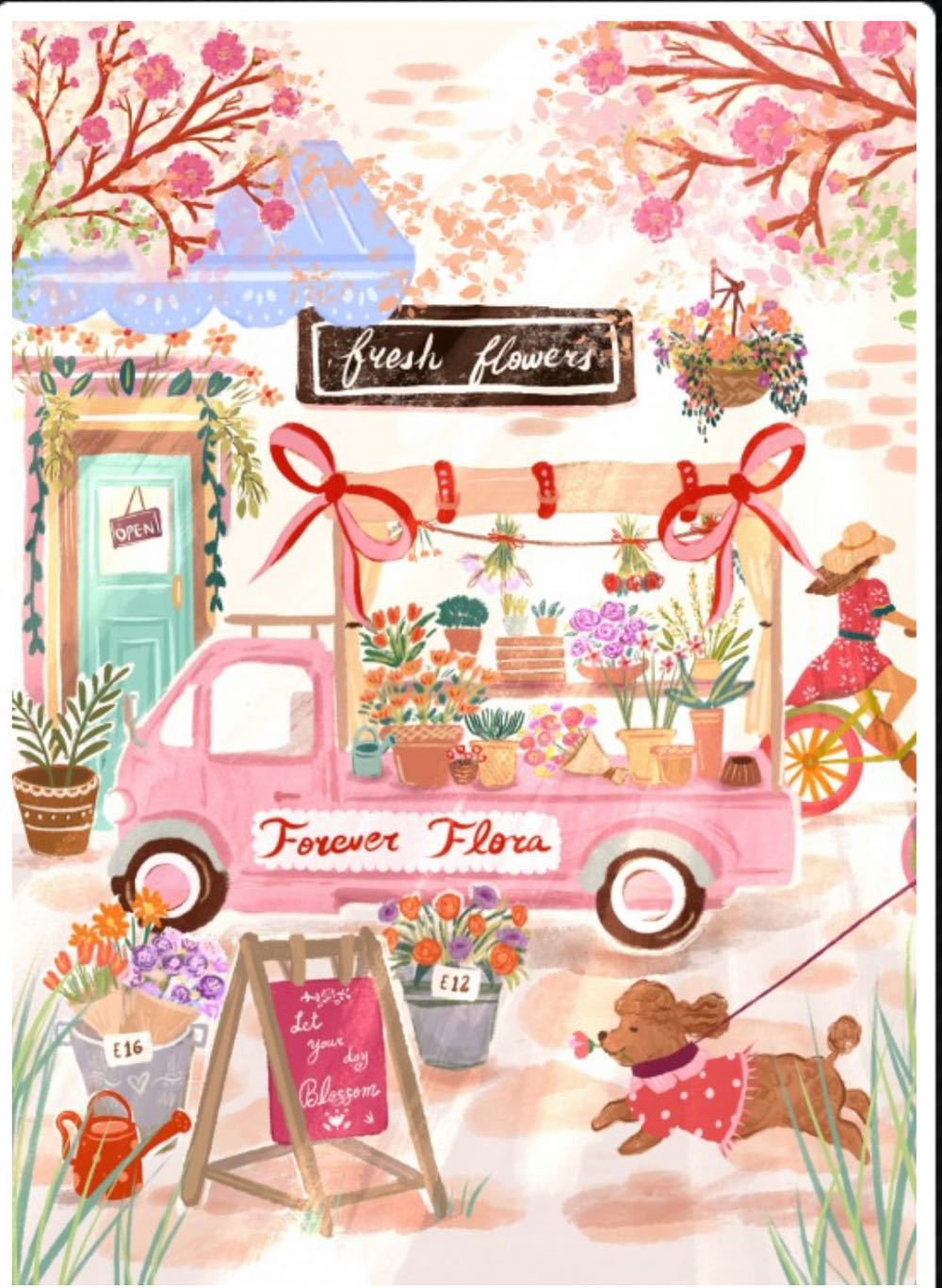 Forever Flora Flower Truck - Pieces & Peace puzzle collectible [Barcode 3667232002102] - Main Image 2