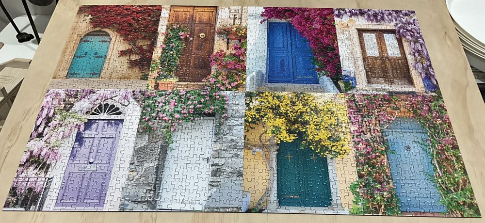 Colorful Doors With Flowers - Perfectly Puzzling puzzle collectible - Main Image 2