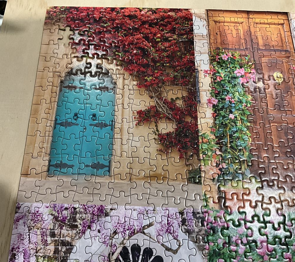 Colorful Doors With Flowers - Perfectly Puzzling puzzle collectible - Main Image 3