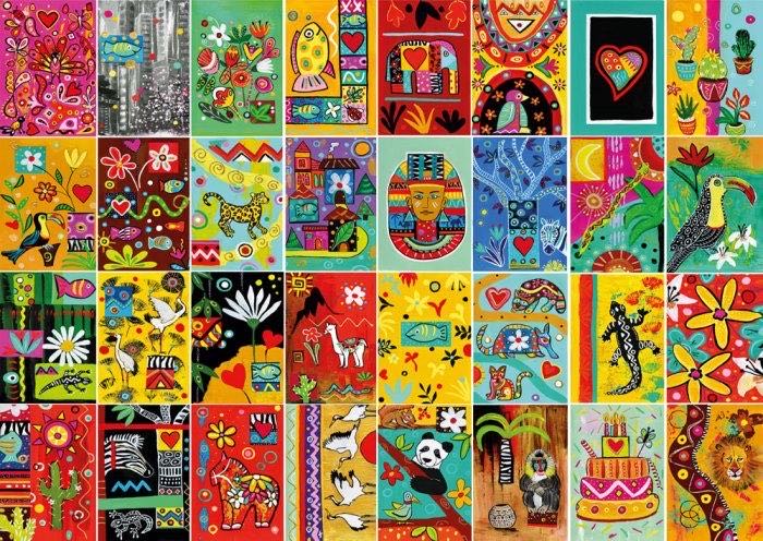 Popart Mosaic - Magnolia puzzle collectible [Barcode 8684595060476] - Main Image 2