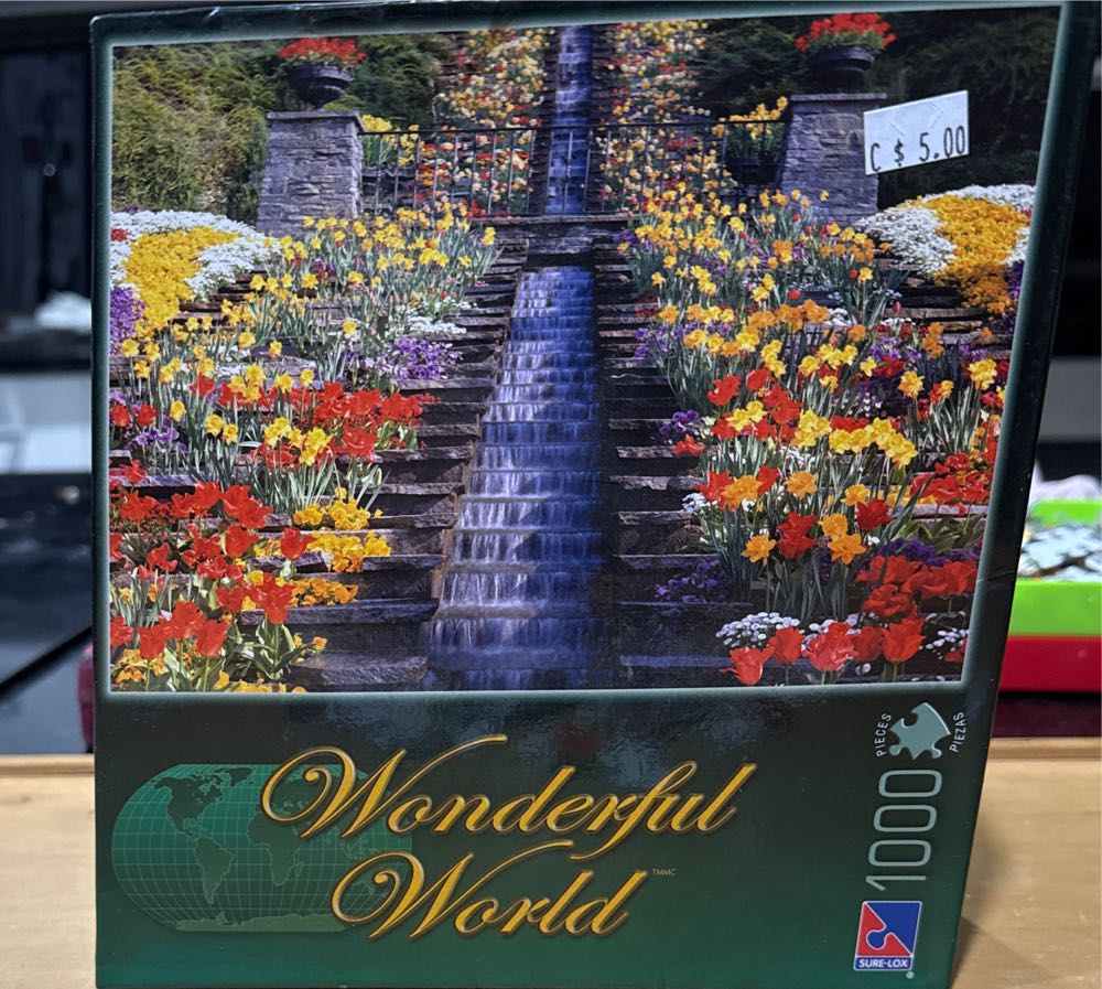 Puzzles: Wondeful World Holiday Cabin 750 Pieces Wonderful Gardens At Mainau Island - Sure  Lox puzzle collectible [Barcode 686141426659] - Main Image 2