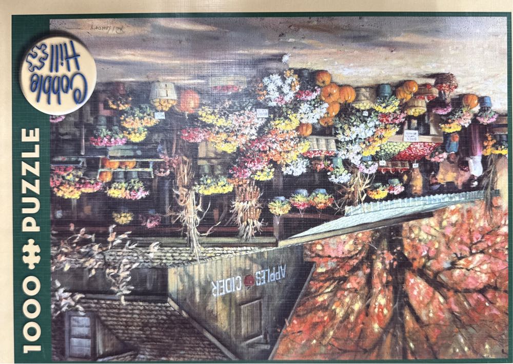 Autumn Market Pc Cobble Hill  puzzle collectible [Barcode 625012516402] - Main Image 2
