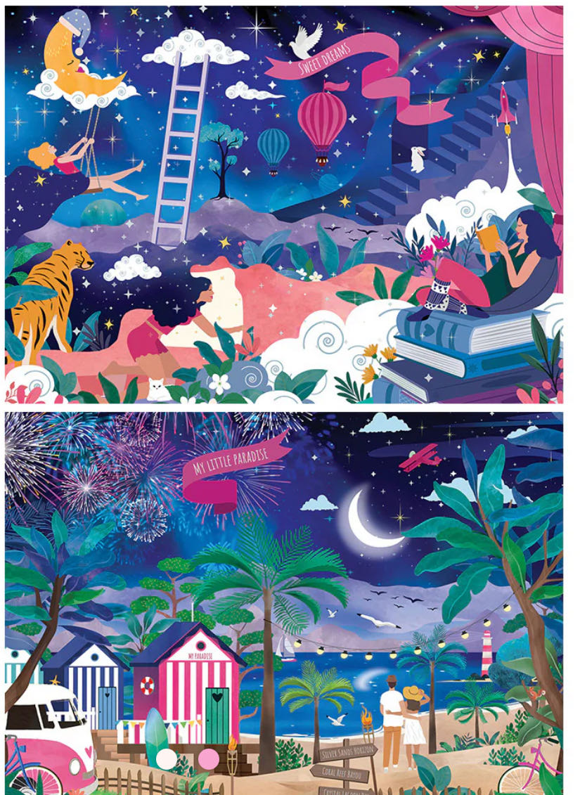 My Dreams Puzzle Set of 2 - Pieces & Peace puzzle collectible - Main Image 2