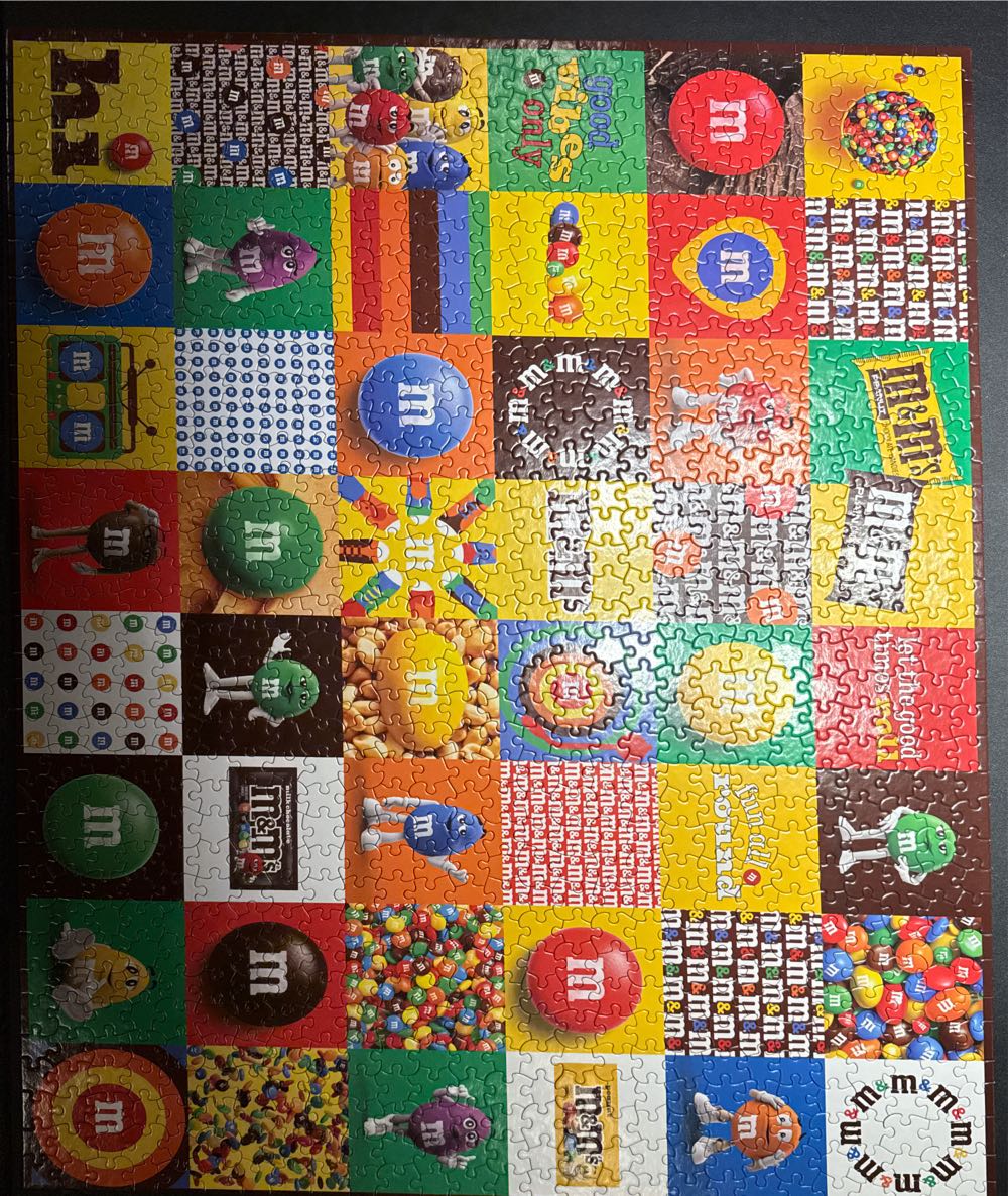 WM-M & M’s Fun-NFS - White Mountain puzzle collectible [Barcode 724819268832] - Main Image 2