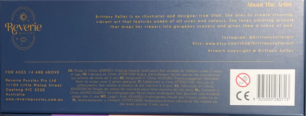 Contemplative Moments - Reverie puzzle collectible [Barcode 9305000280713] - Main Image 2