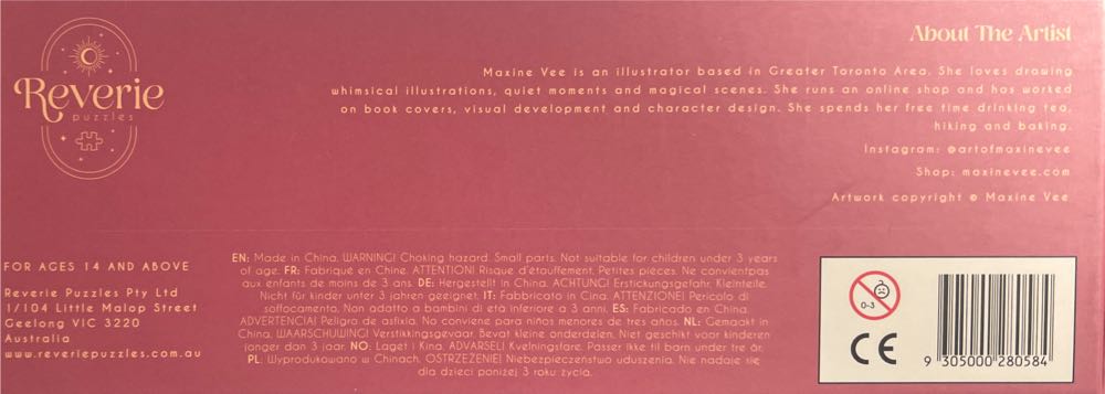 Mermaid Guardians - Reverie puzzle collectible [Barcode 9305000280584] - Main Image 2