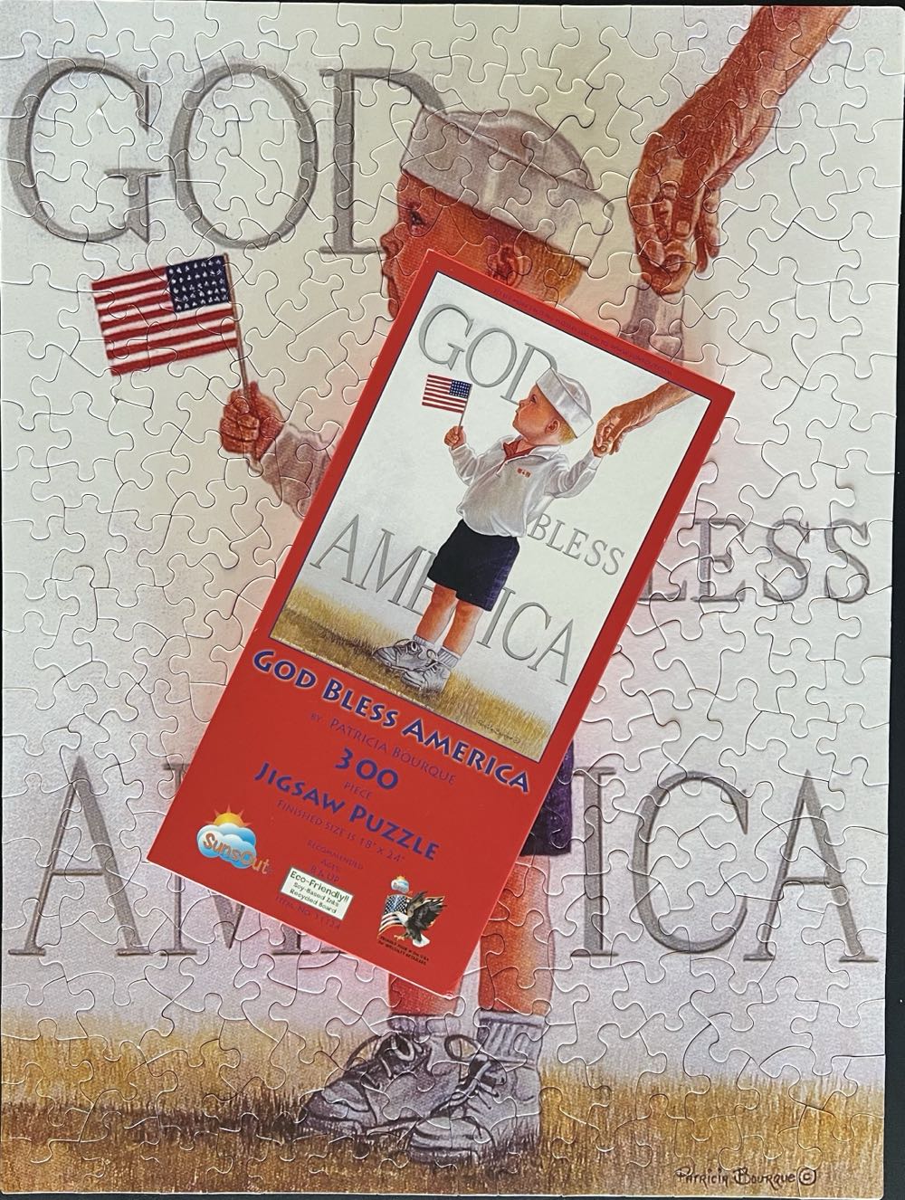 God Bless America - 842, 5/17/25 - SunsOut Inc. puzzle collectible [Barcode 796780511248] - Main Image 4