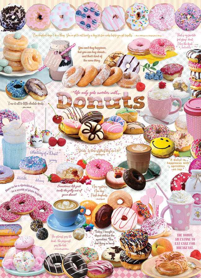 Sweet Time : Donut Time - Cobble Hill puzzle collectible [Barcode 625012803212] - Main Image 2