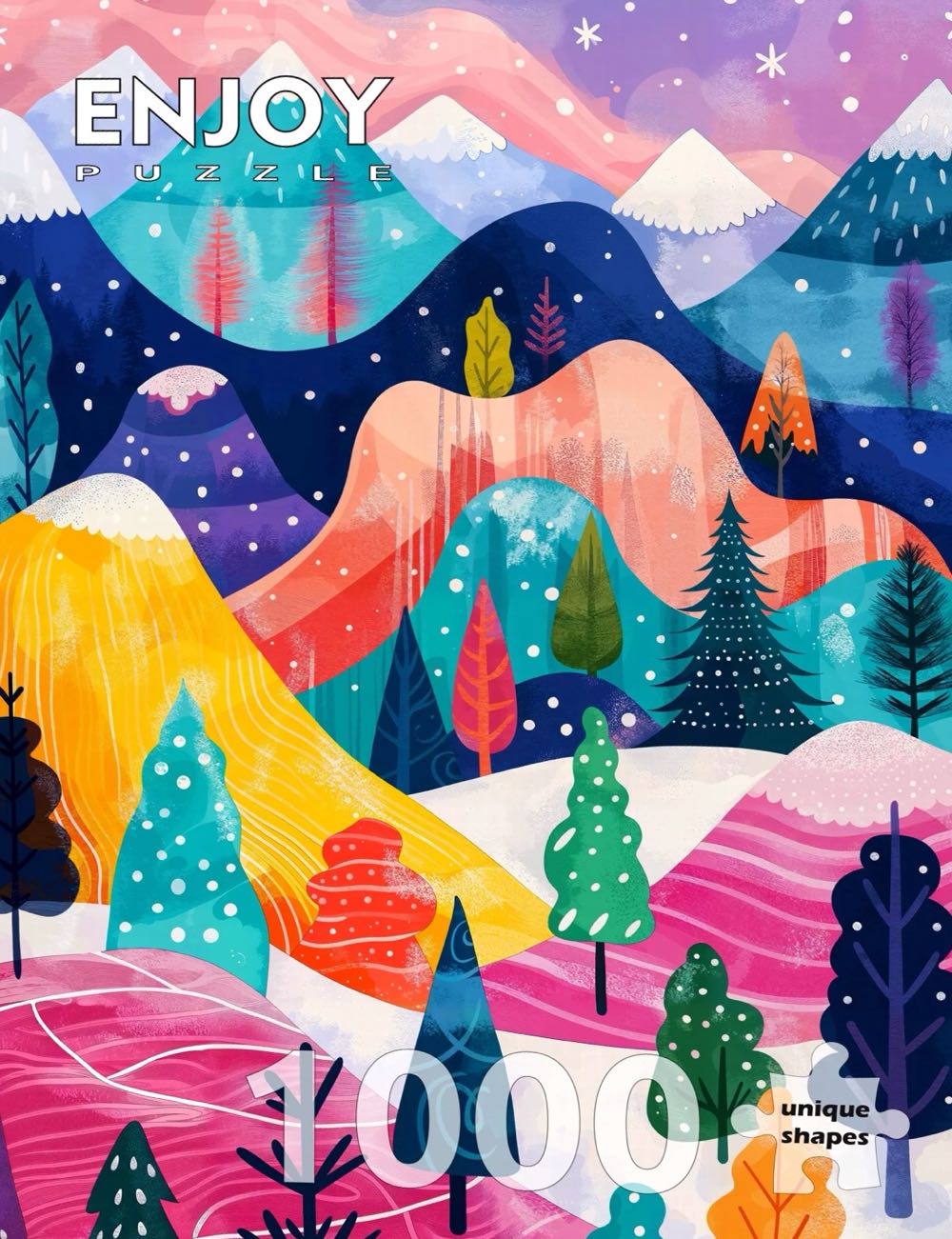 Winter’s Palette - Enjoy puzzle collectible [Barcode 5949194022458] - Main Image 2