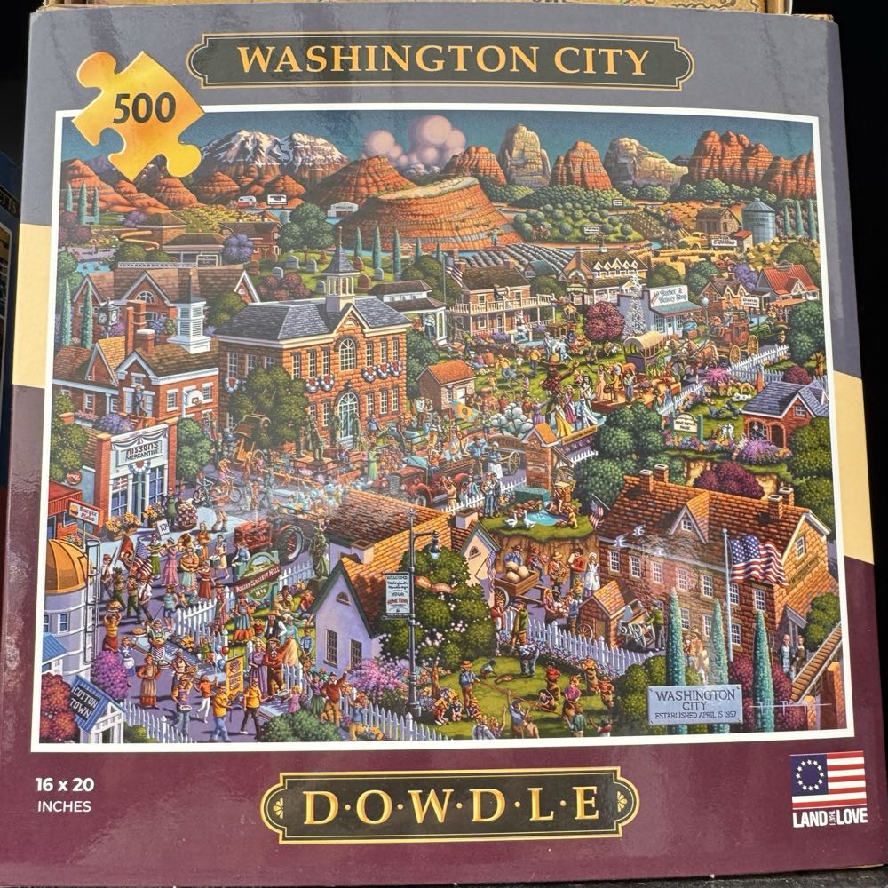 Washington City-NIB Kim-Jennifer - Dowdle puzzle collectible - Main Image 2