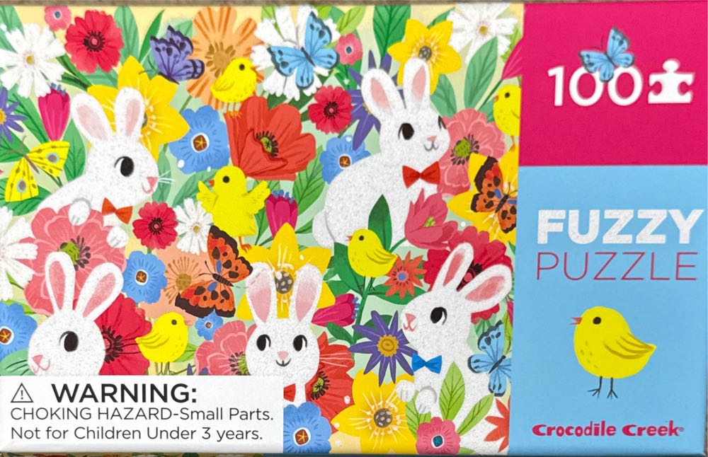 Fuzzy 100 Piece Bunny Creek Crocodile 100pc - Crocodile Creek puzzle collectible [Barcode 732396793012] - Main Image 2