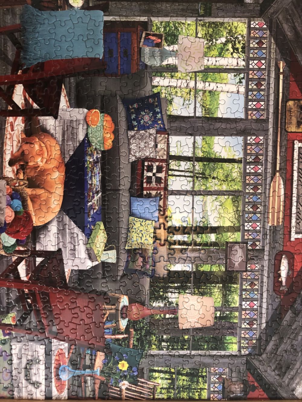 Red Barn House And Field